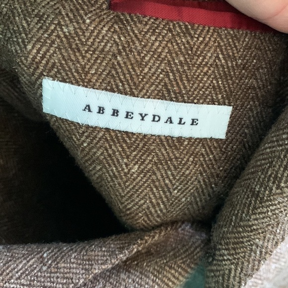 Abbeydale brown herringbone sport blazer classic size‎ 42R 100% wool - Picture 9 of 15